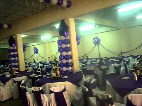 DECORACION CON GLOBOS PARA XV AÑOS EN SAN MATEO TLALTENANGO ...