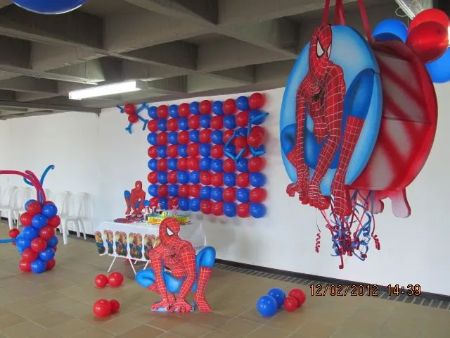 DECORACION HOMBRE ARAÑA - SPIDERMAN FIESTAS INFANTILES ...