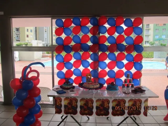 DECORACION HOMBRE ARAÑA - SPIDERMAN FIESTAS INFANTILES 2 |Fiestas ...