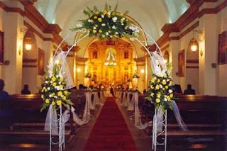 Decoración de la Iglesia para Boda