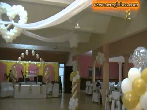 Decoración con globos para boda civil - Imagui