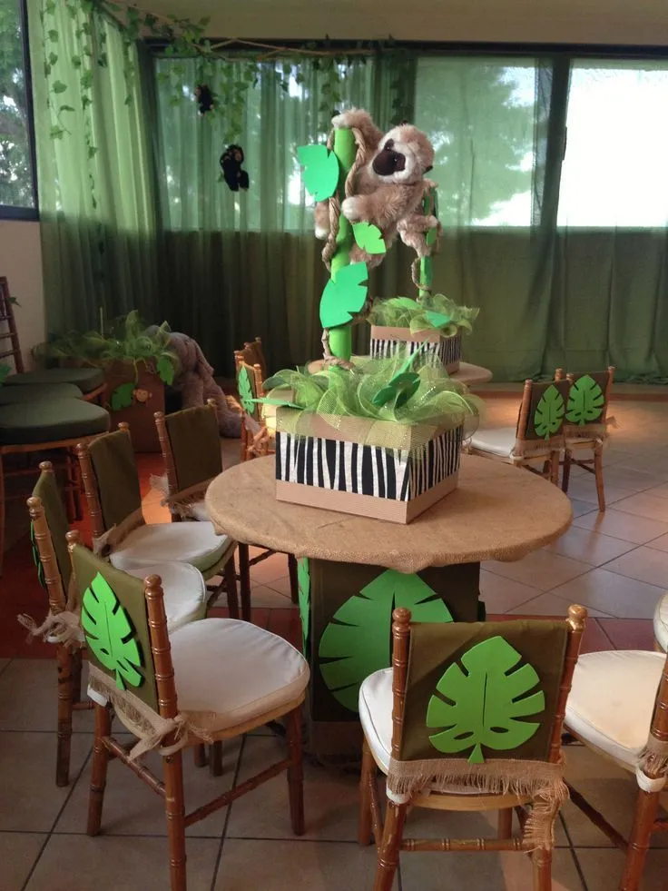 Decoracion infantil fiesta jungla | Parties for Children | Pinterest