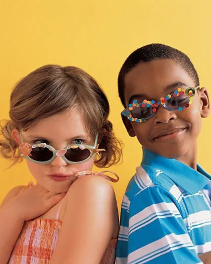 Decoración para lentes de sol infantiles « Manualidades