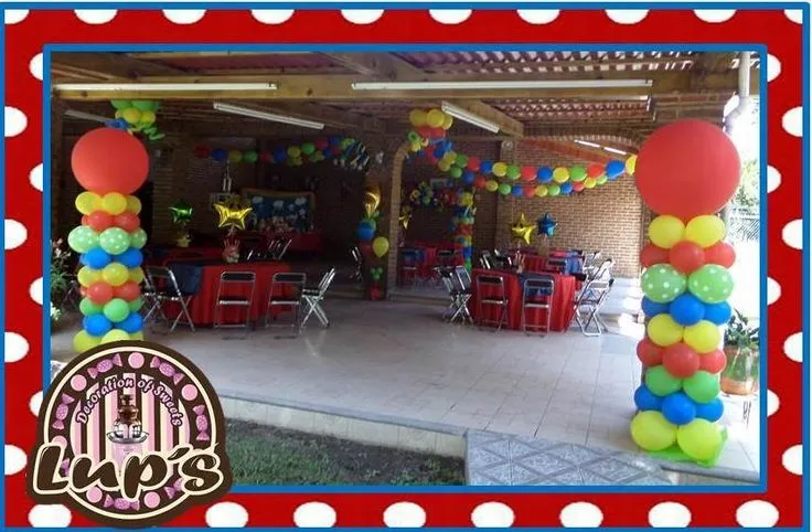 decoracion de mario bros!!! | Globos | Pinterest