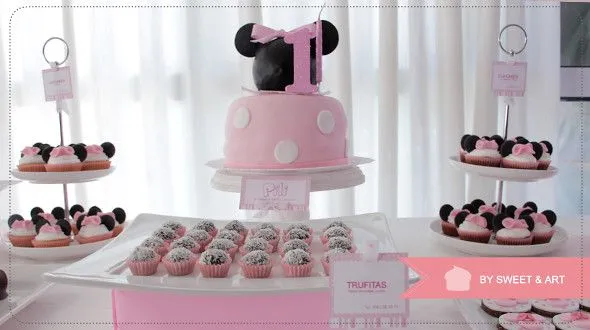 Mesa de dulces de Minnie Mouse - Imagui