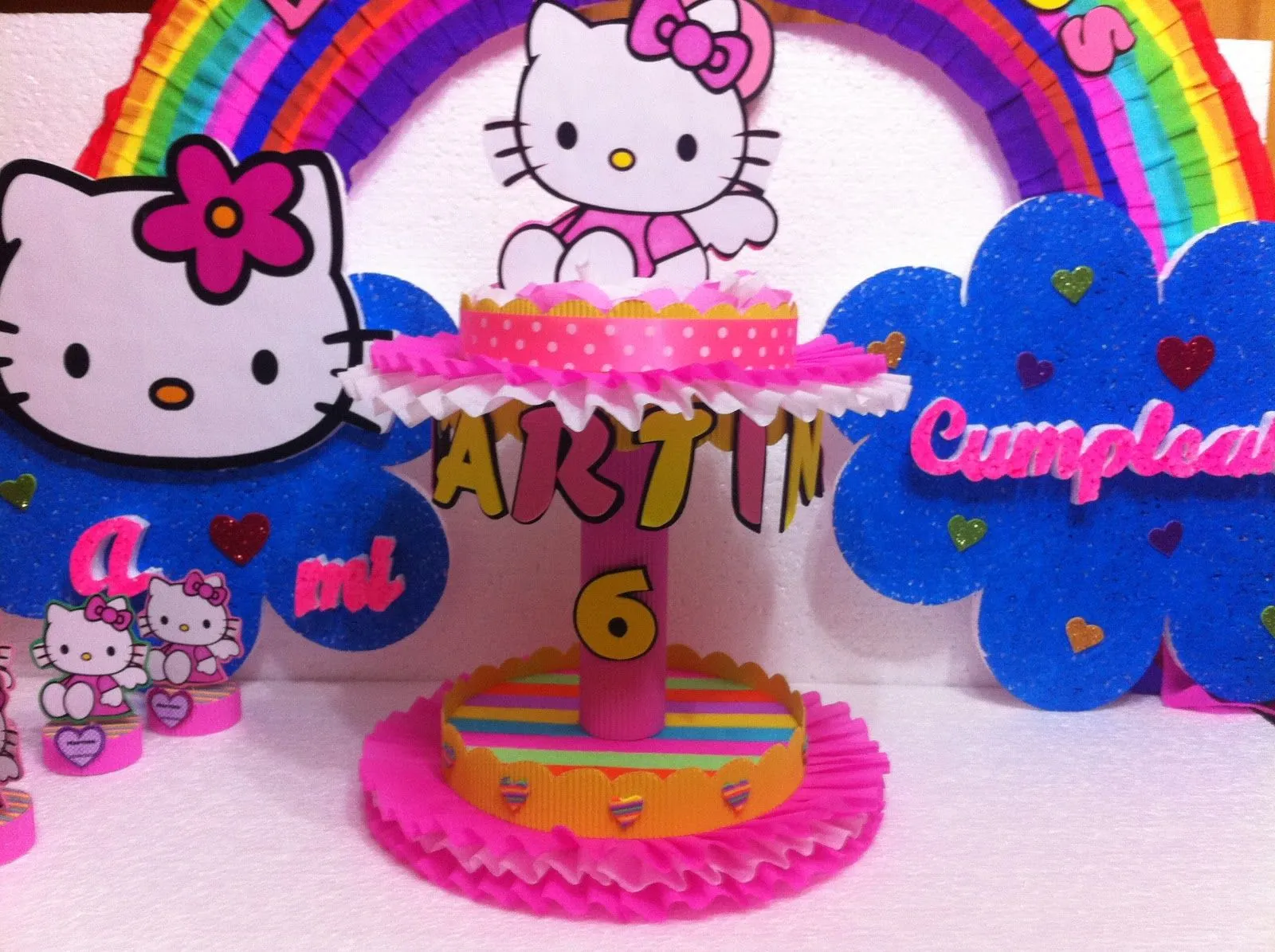 Decoracion De Mesas Para Fiestas Infantiles De Hello Kitty