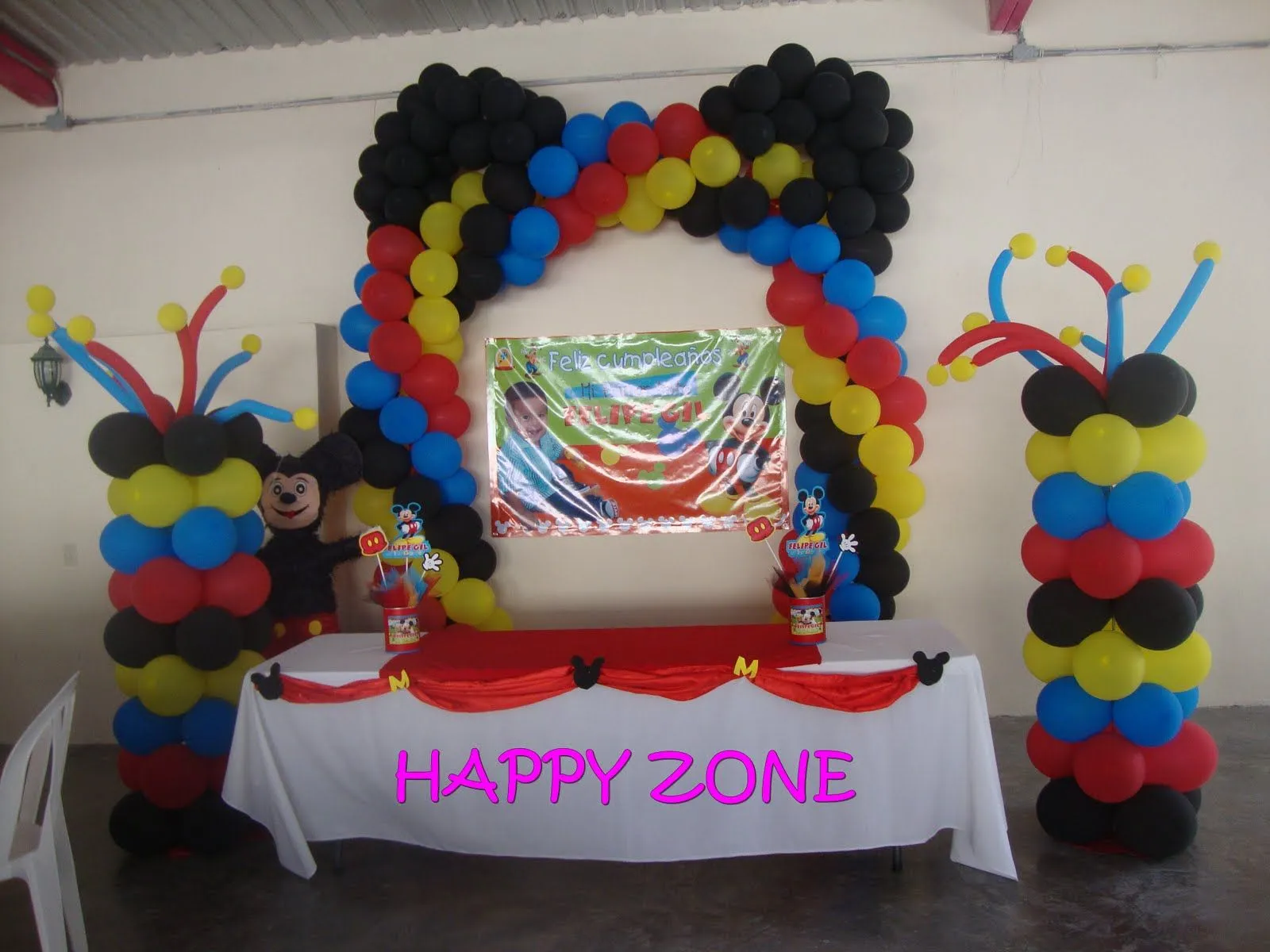 decoracion de micky mouse | Happy Zone