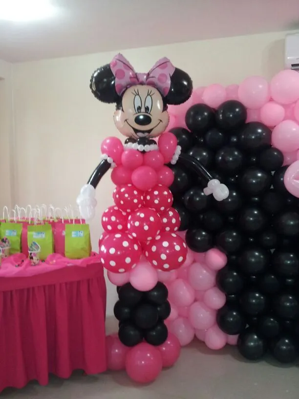 Decoración Minnie | Globos (micky & minnie) | Pinterest