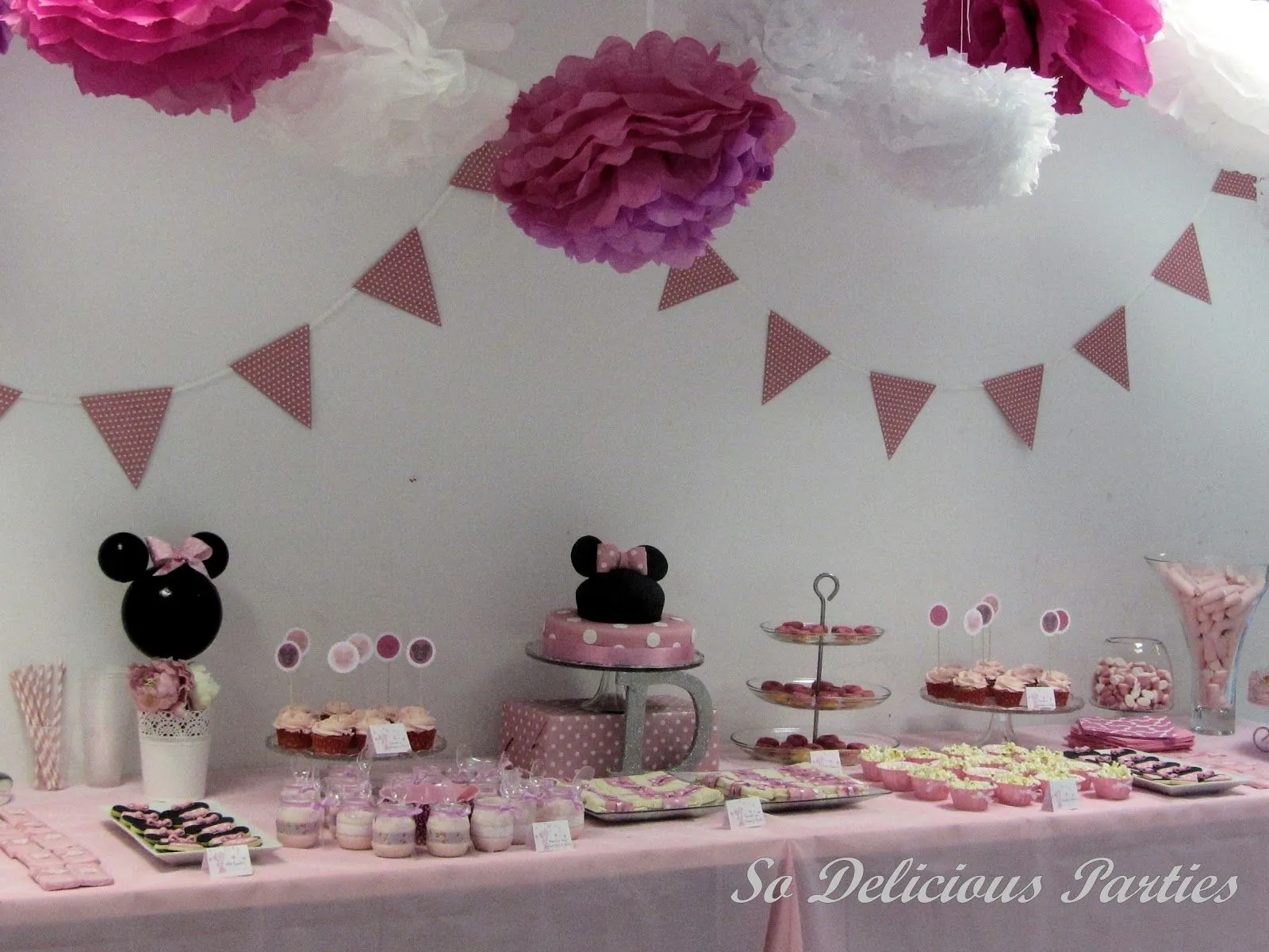 Decoracion Minnie Mouse Rosa