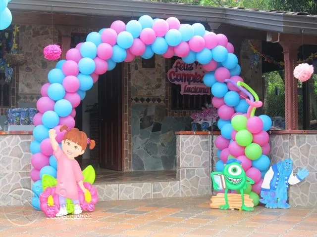 DECORACION MONSTER INC - UNIVERSITY | Fiestas infantiles Medellin ...