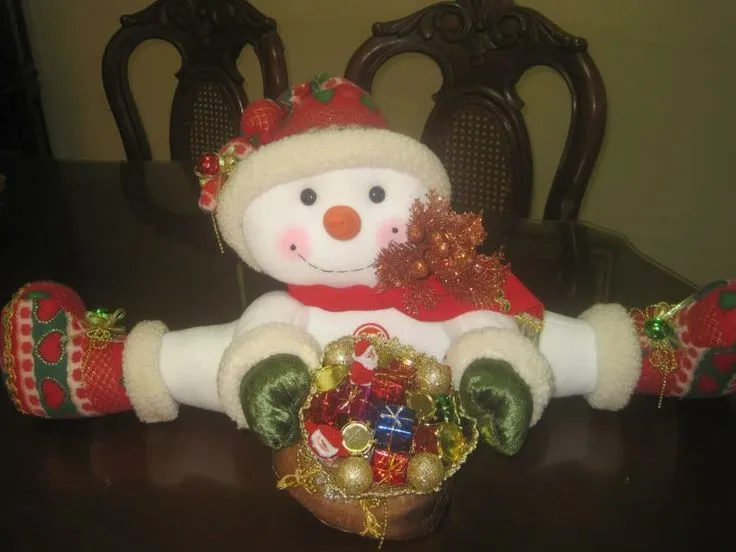 DECORACIÓN CON MUÑECOS NAVIDEÑOS | Proyectos que intentar | Pinterest