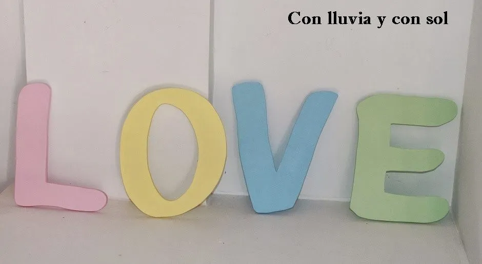 Decoración nupcial e infantil personalizada y letras decorativas ...