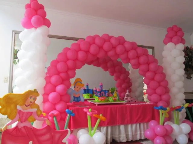 DECORACION PRINCESA DISNEY AURORA LA BELLA DURMIENTE FIESTAS ...