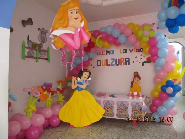 DECORACION PRINCESAS DISNEY FIESTAS INFANTILES | Fiestas ...