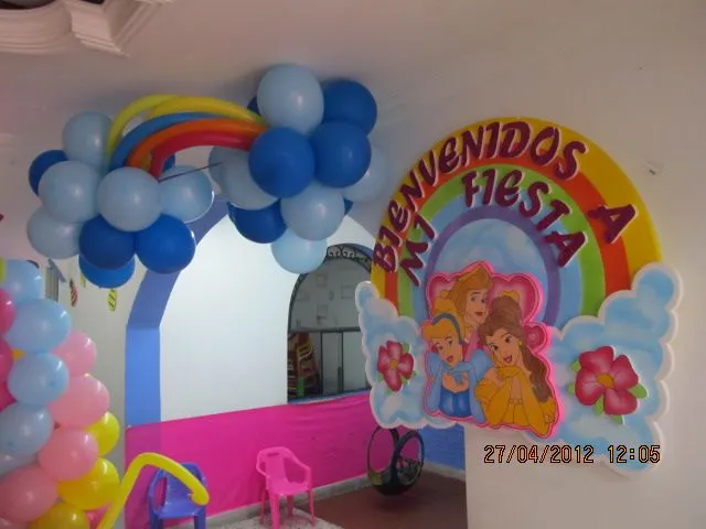 DECORACION PRINCESAS DISNEY FIESTAS INFANTILES | Fiestas ...