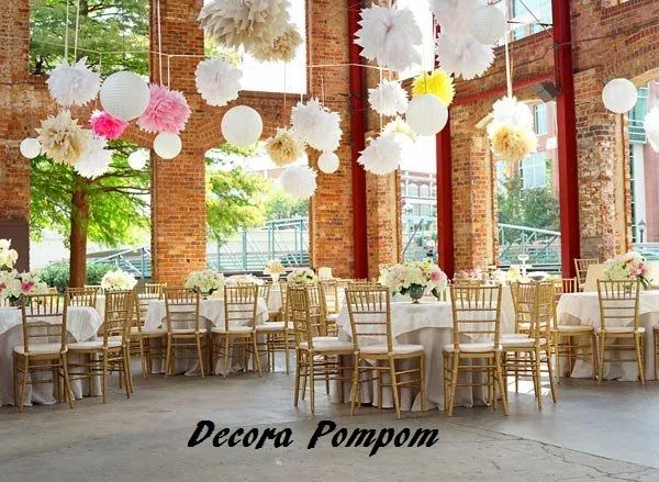 Decoracion para Quinceañeros - Pompones de Papel: Decoracion de ...