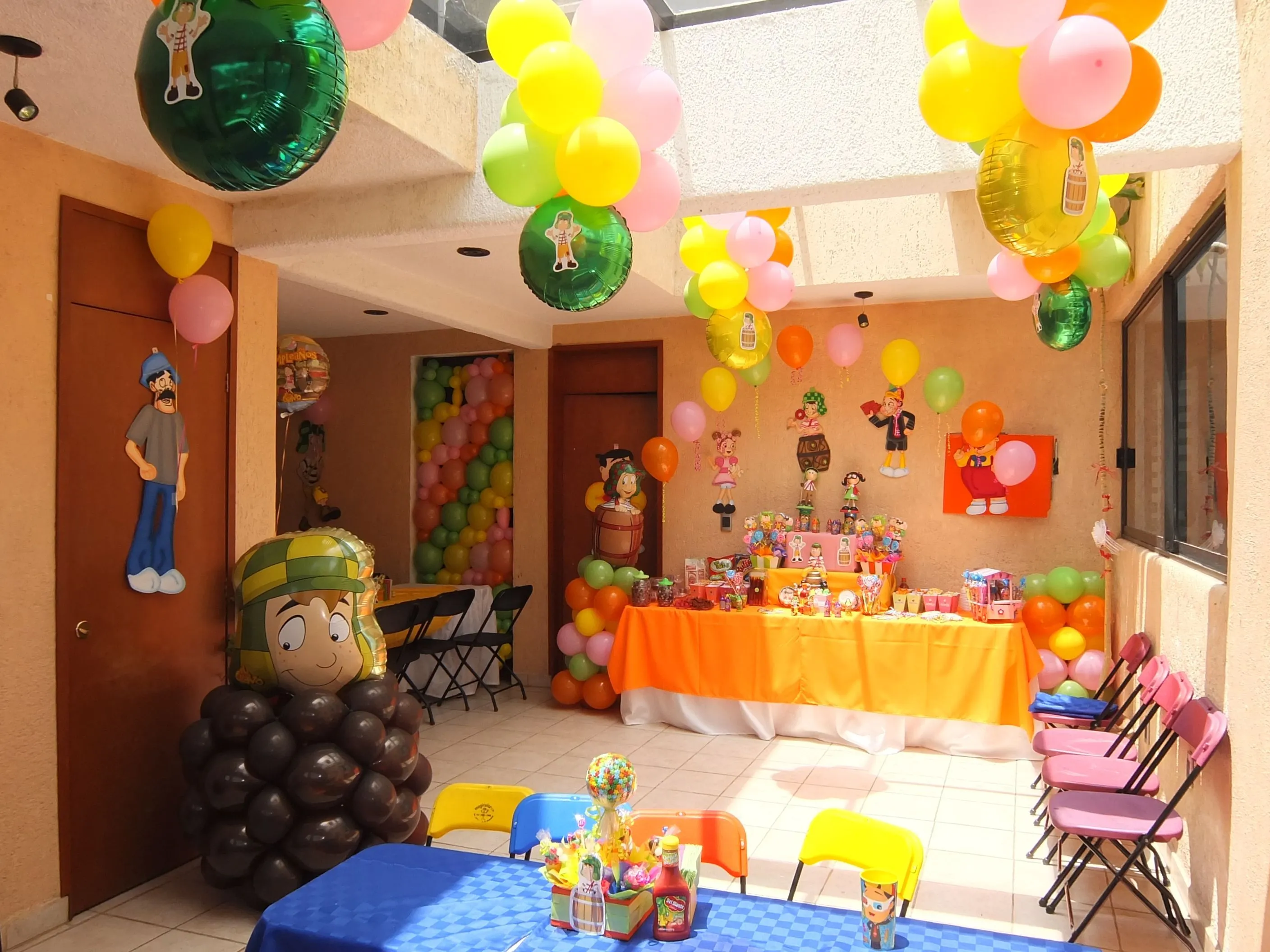 Decoración Temática Chavo del Ocho: Globos, Centros de Mesa y Mesa ...