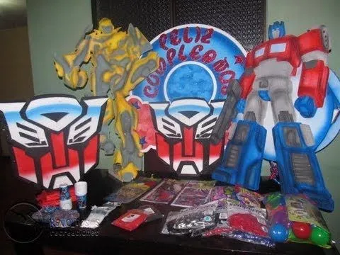 DECORACION TEMATICA DE TRANSFORMERS MEDELLIN FIESTAS INFANTILES ...