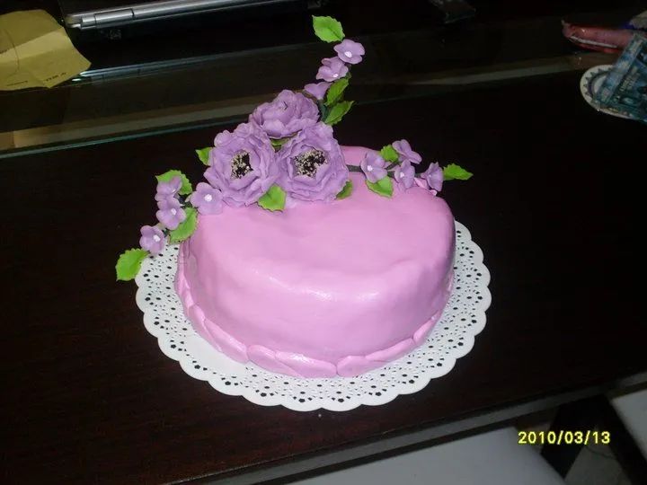 sweet caramel catering: Tortas decoradas con flores