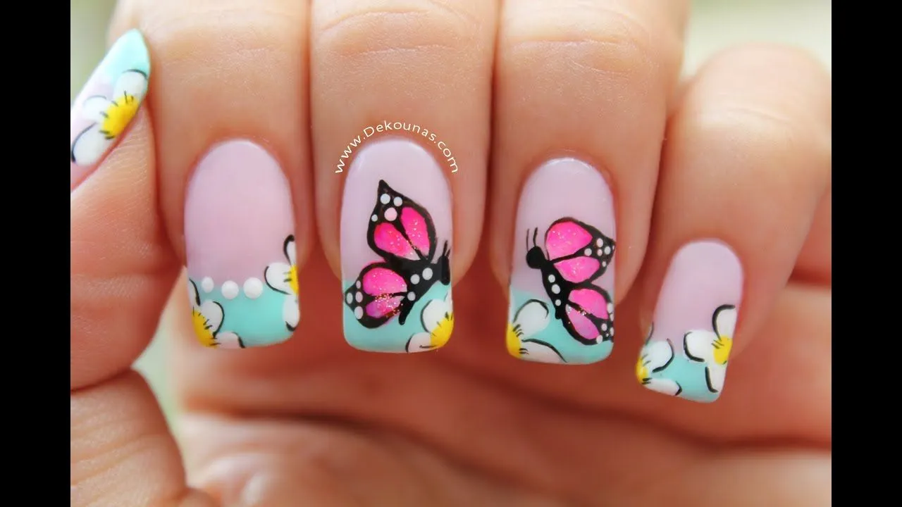 Decoración de uñas Mariposas | DEKO UÑAS | Moda en tus uñas