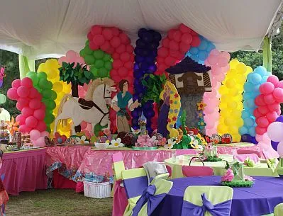 Decoración para fiestas infantiles de rapunzel - Imagui