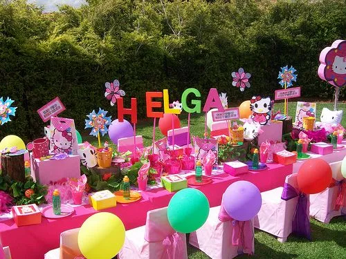 Decoraciones fiestas Hello Kitty