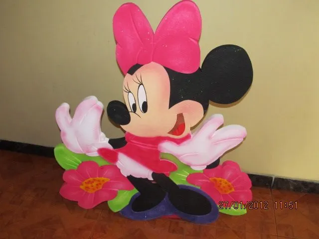 Decoración con globos Minnie bebé - Imagui