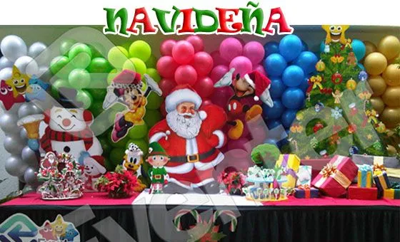 Decoraciónes de fiestas infantiles navideñas - Imagui