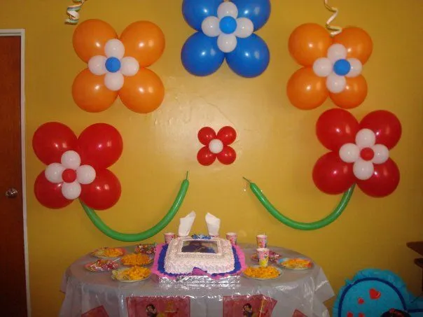 Decoraciones con Globos: "Mesas Decoradas"