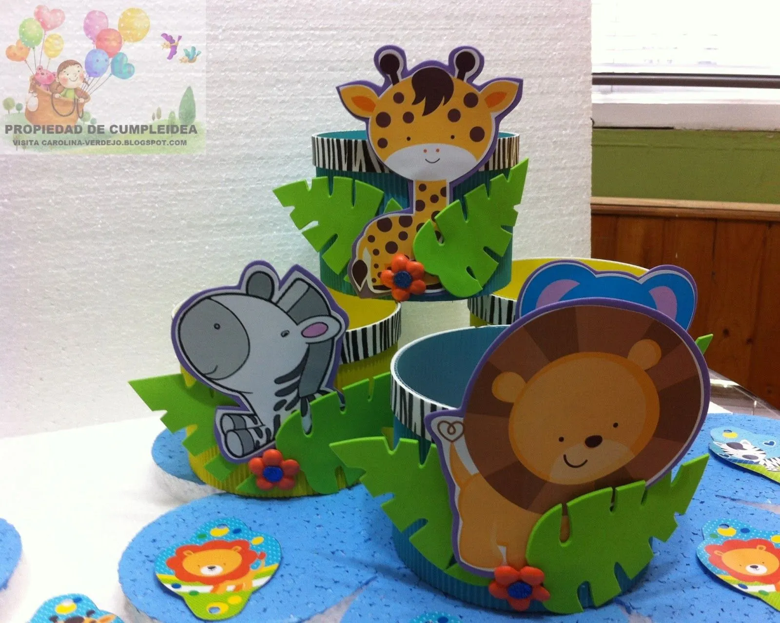 DECORACIONES INFANTILES: animalitos de la selva