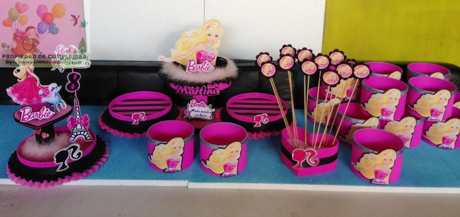 DECORACIONES INFANTILES: barbie