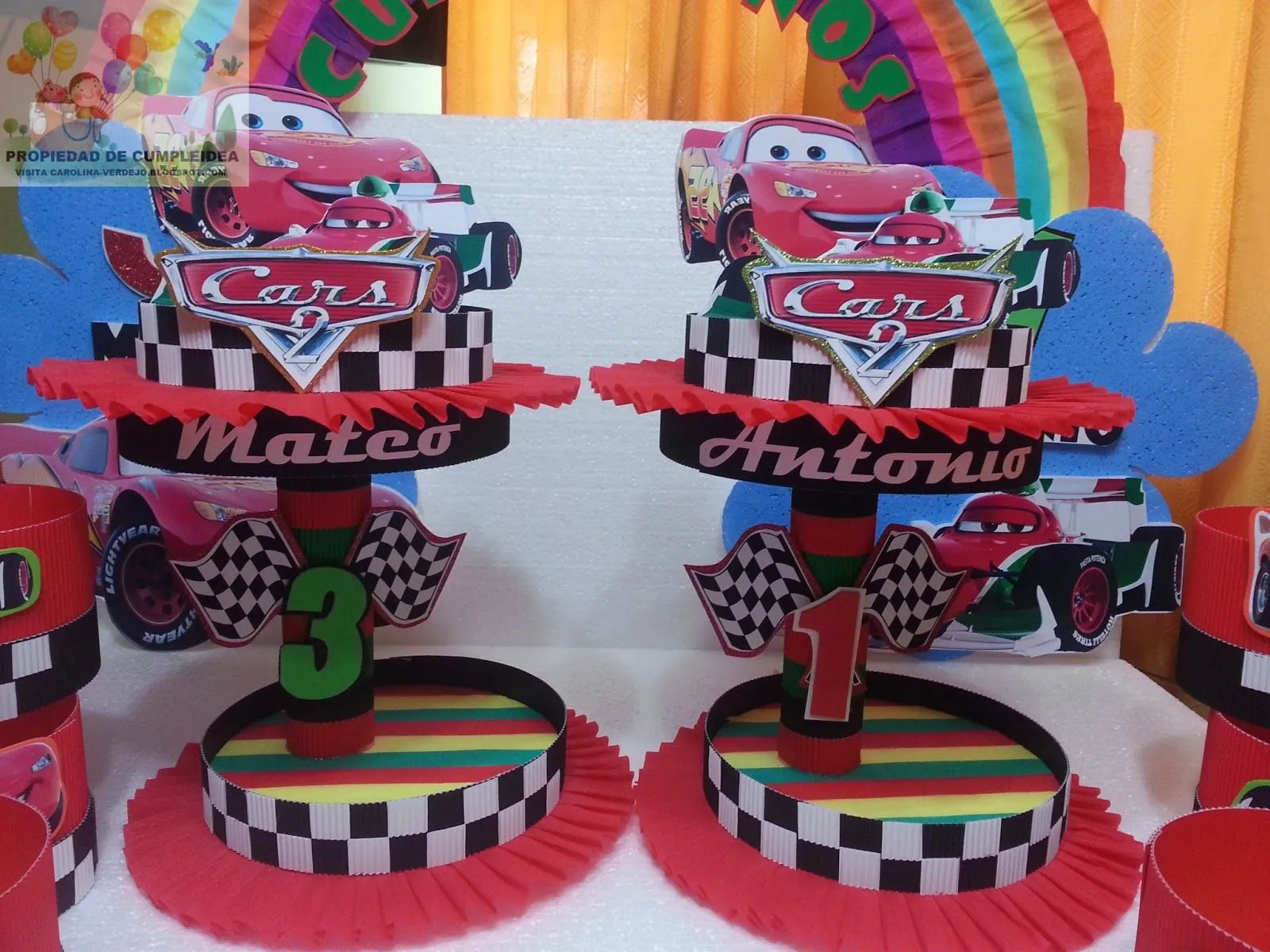 DECORACIONES INFANTILES: CARS 2