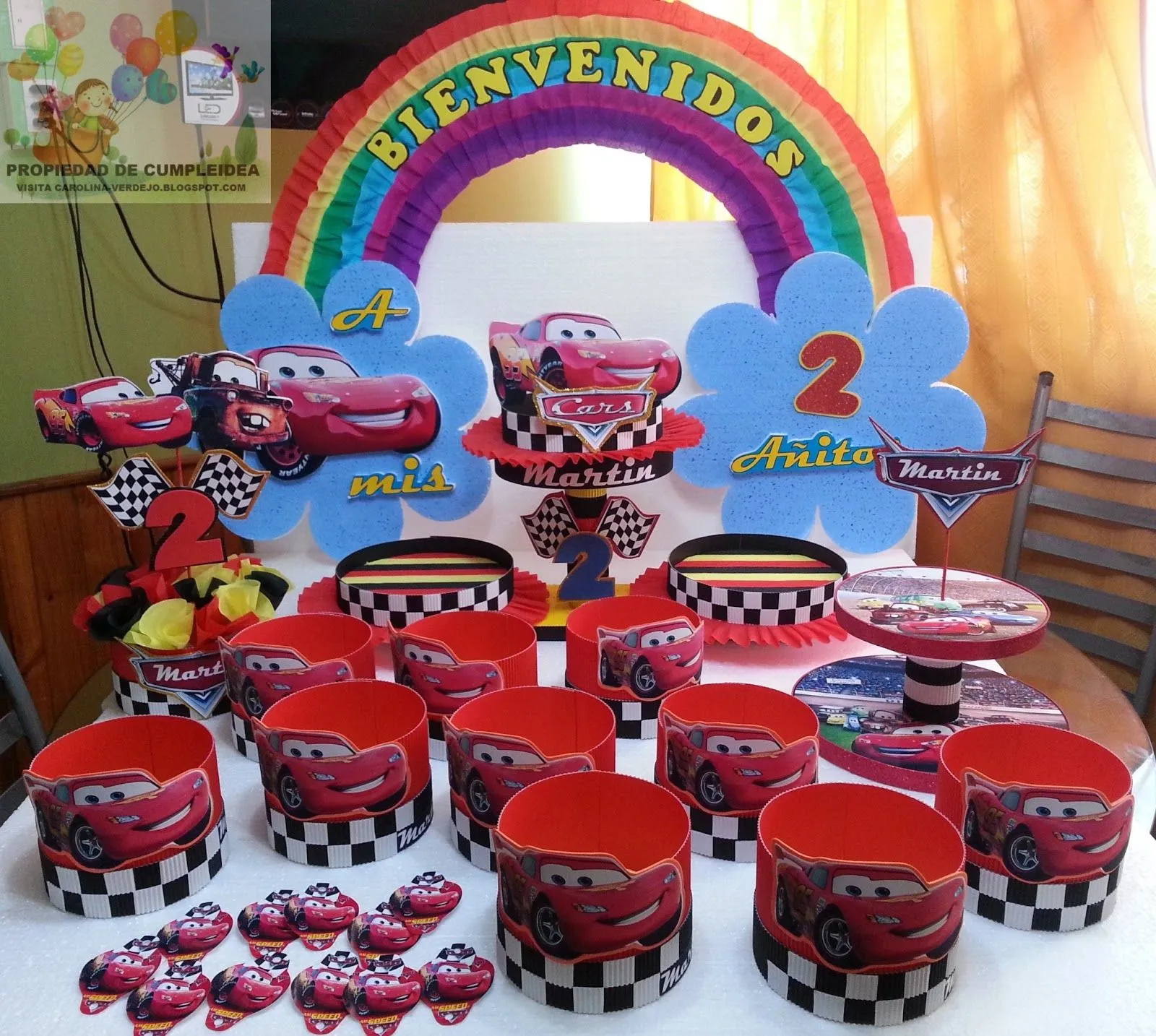 DECORACIONES INFANTILES: CARS