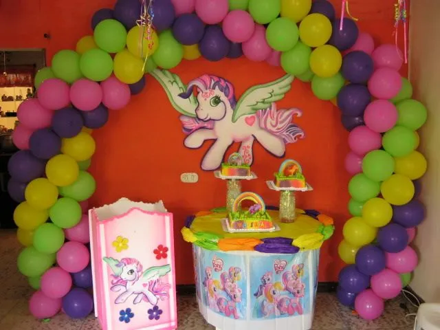 DECORACIONES INFANTILES: Decoración de little Pony