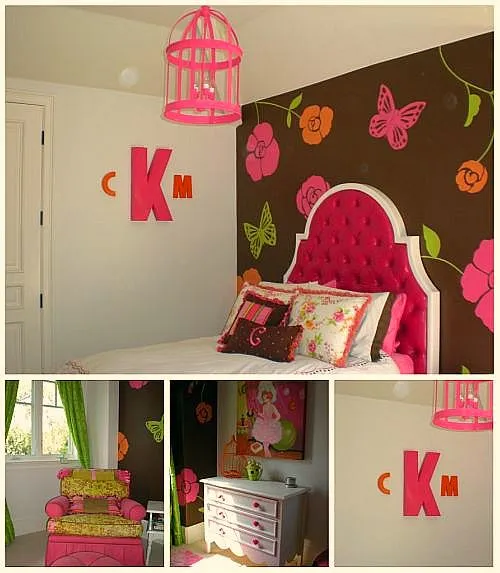 Decoraciones Infantiles: Habitacion Juvenil Retro chic!