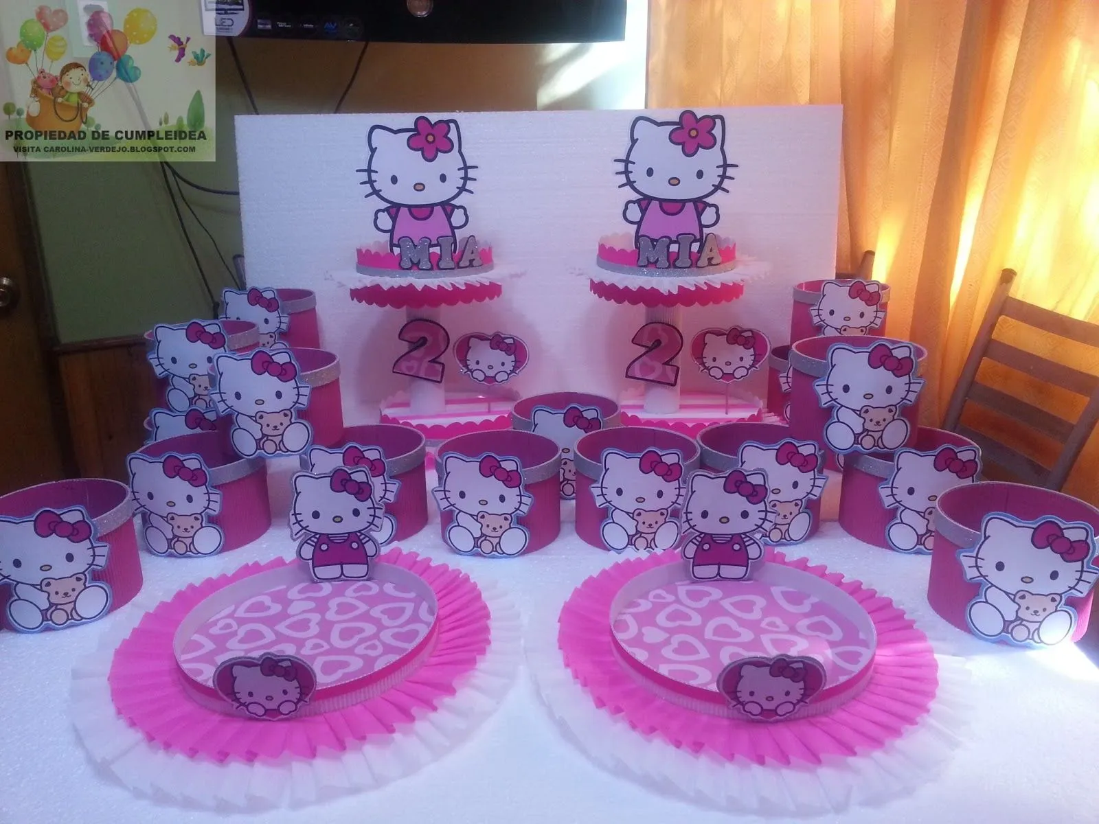 DECORACIONES INFANTILES: HELLO KITTY