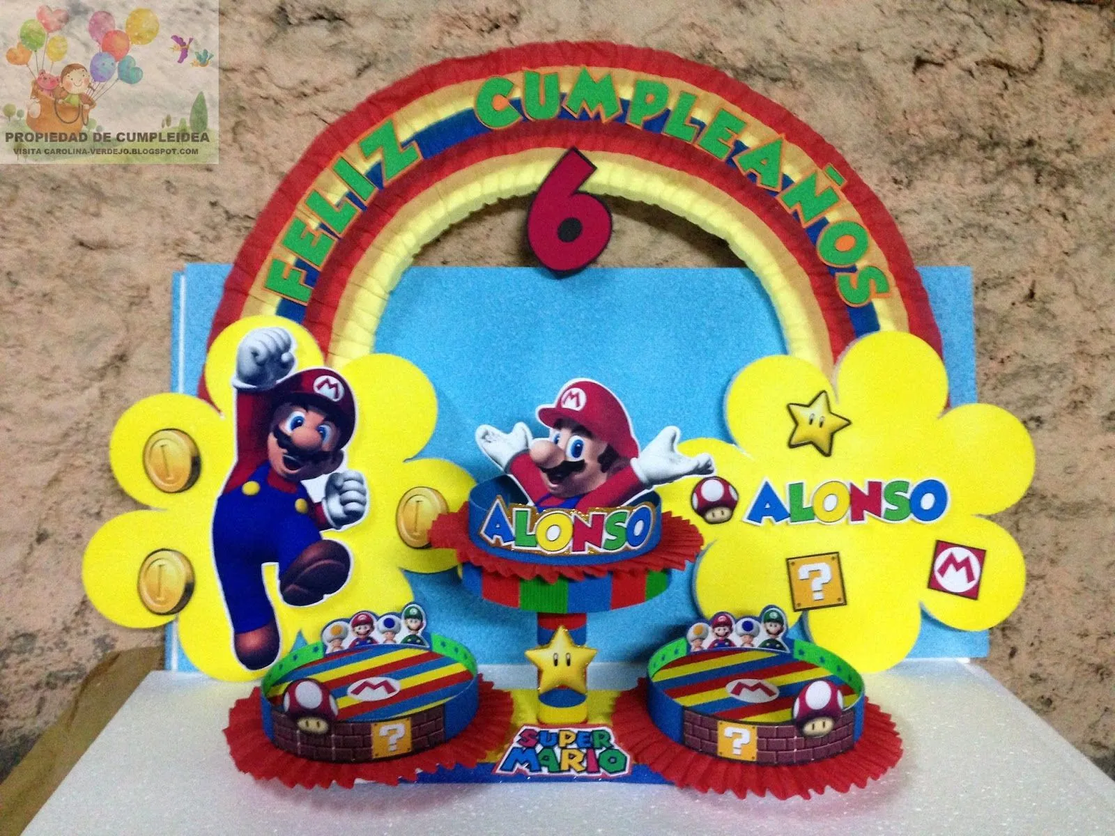 DECORACIONES INFANTILES: mario bros