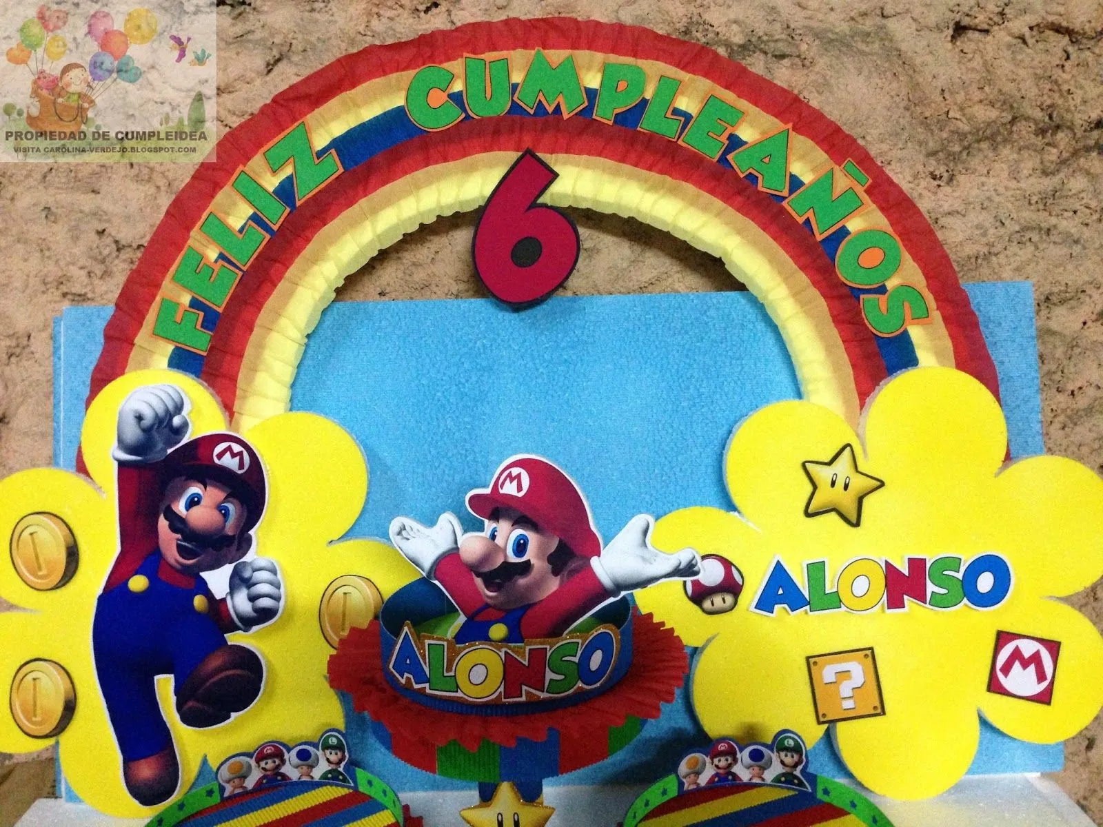 DECORACIONES INFANTILES: mario bros