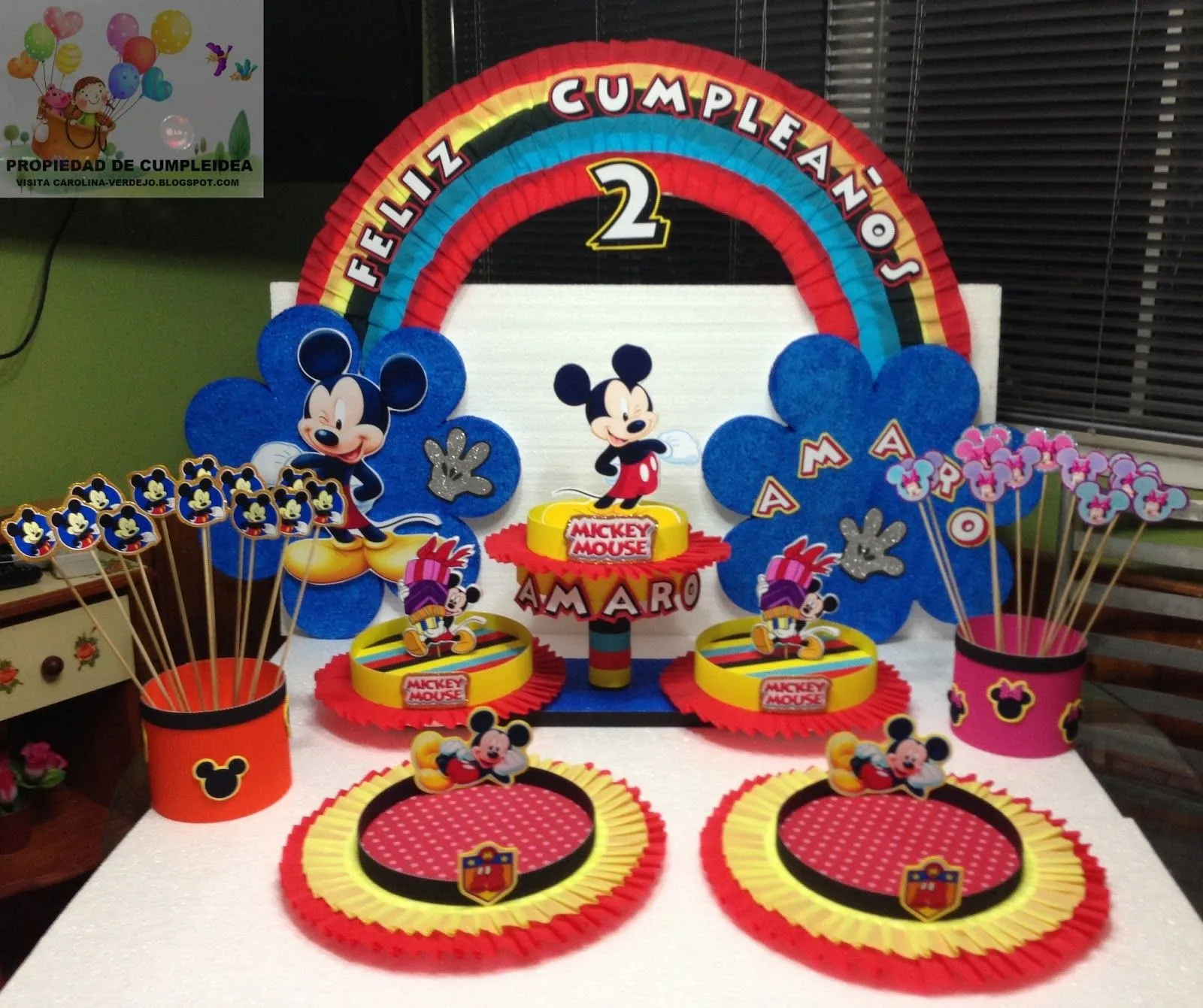 DECORACIONES INFANTILES: mickey mouse