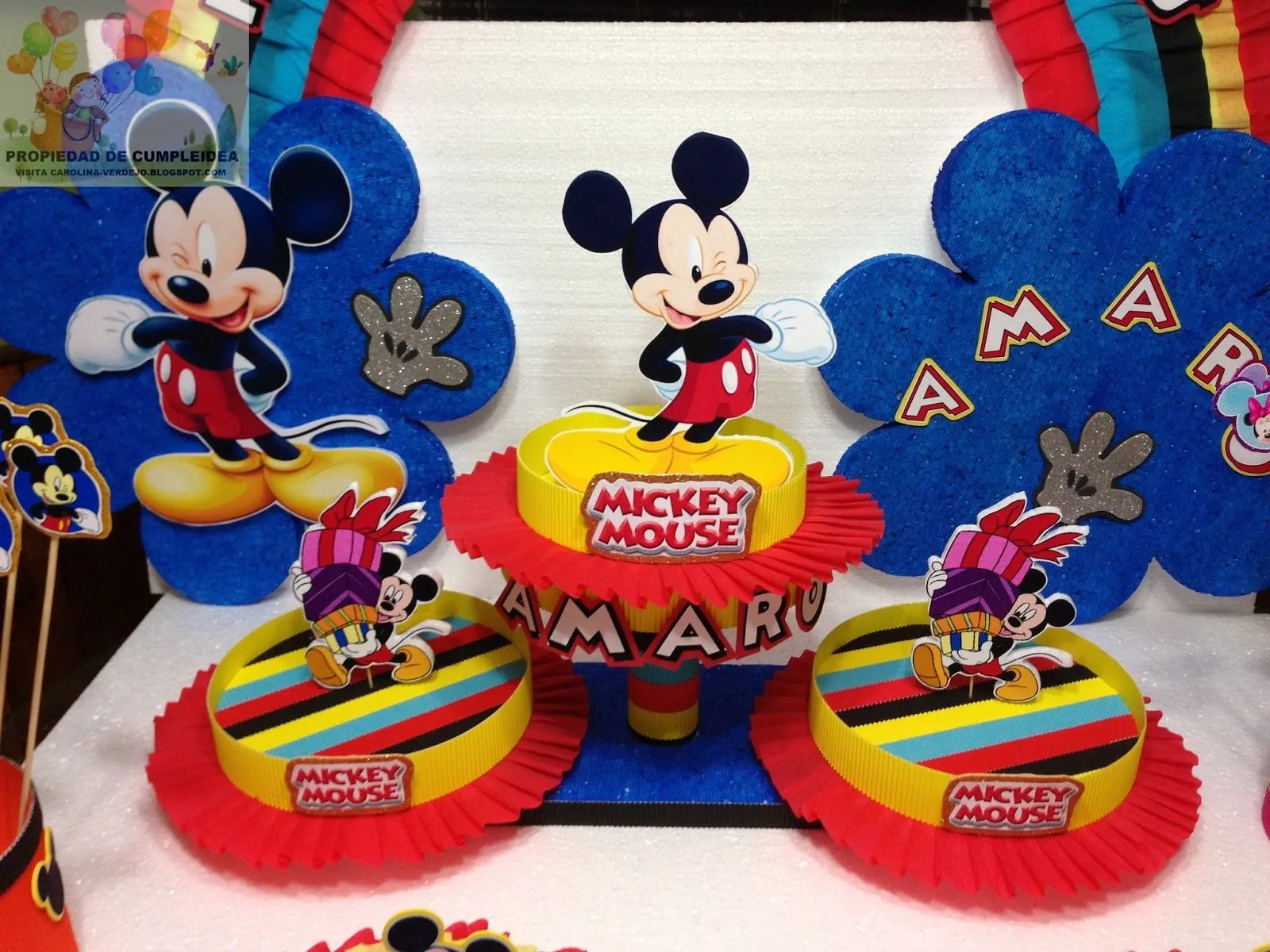 DECORACIONES INFANTILES: mickey mouse