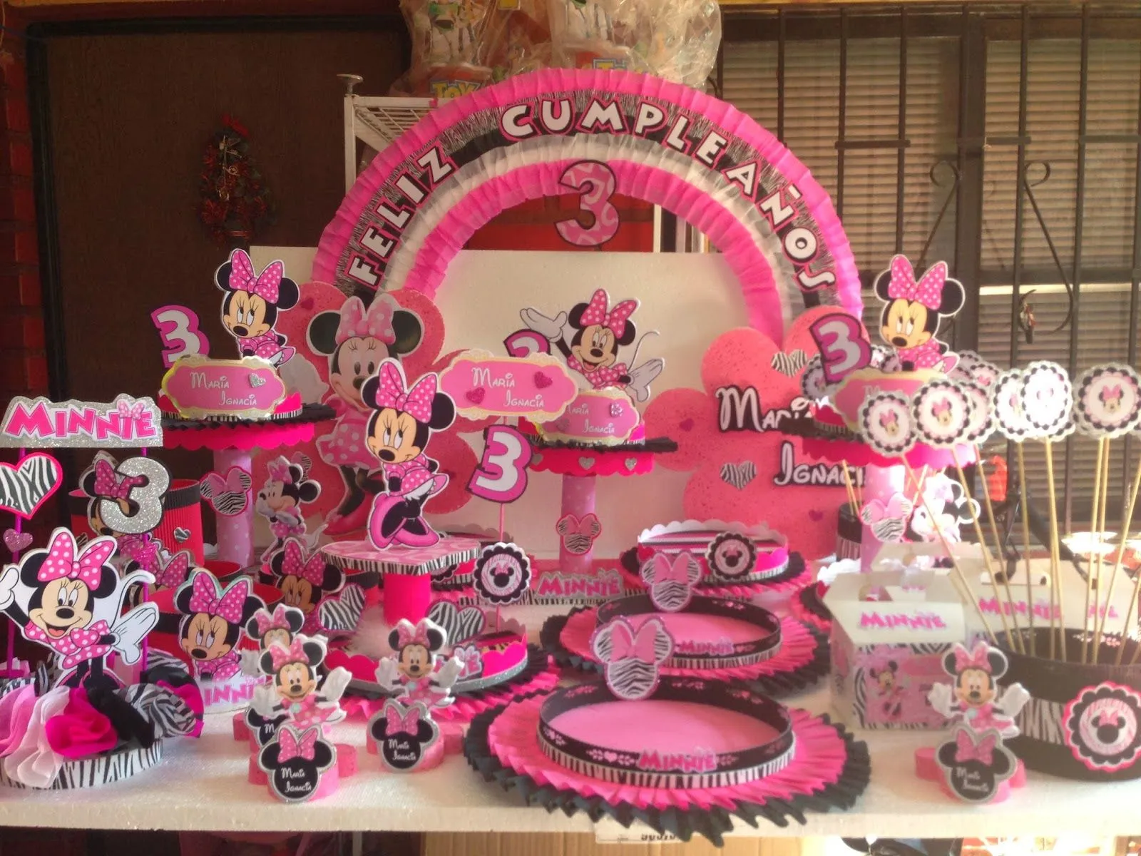 DECORACIONES INFANTILES: minnie animal print