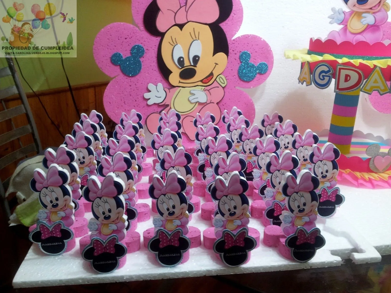 DECORACIONES INFANTILES: MINNIE BEBE PACK