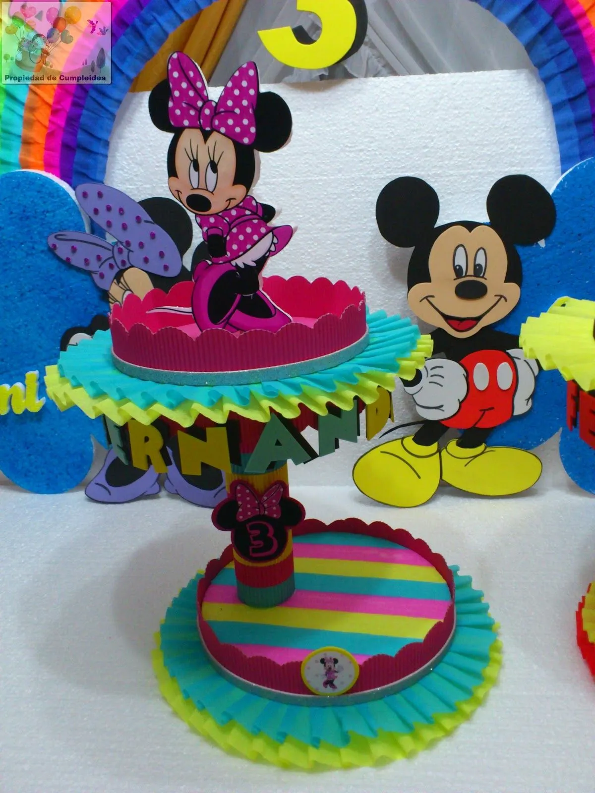 DECORACIONES INFANTILES: MINNIE Y MICKEY MOUSE