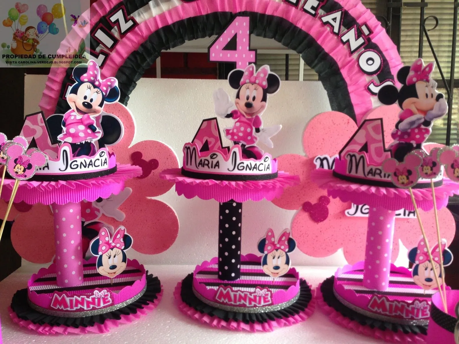 DECORACIONES INFANTILES: minnie mouse