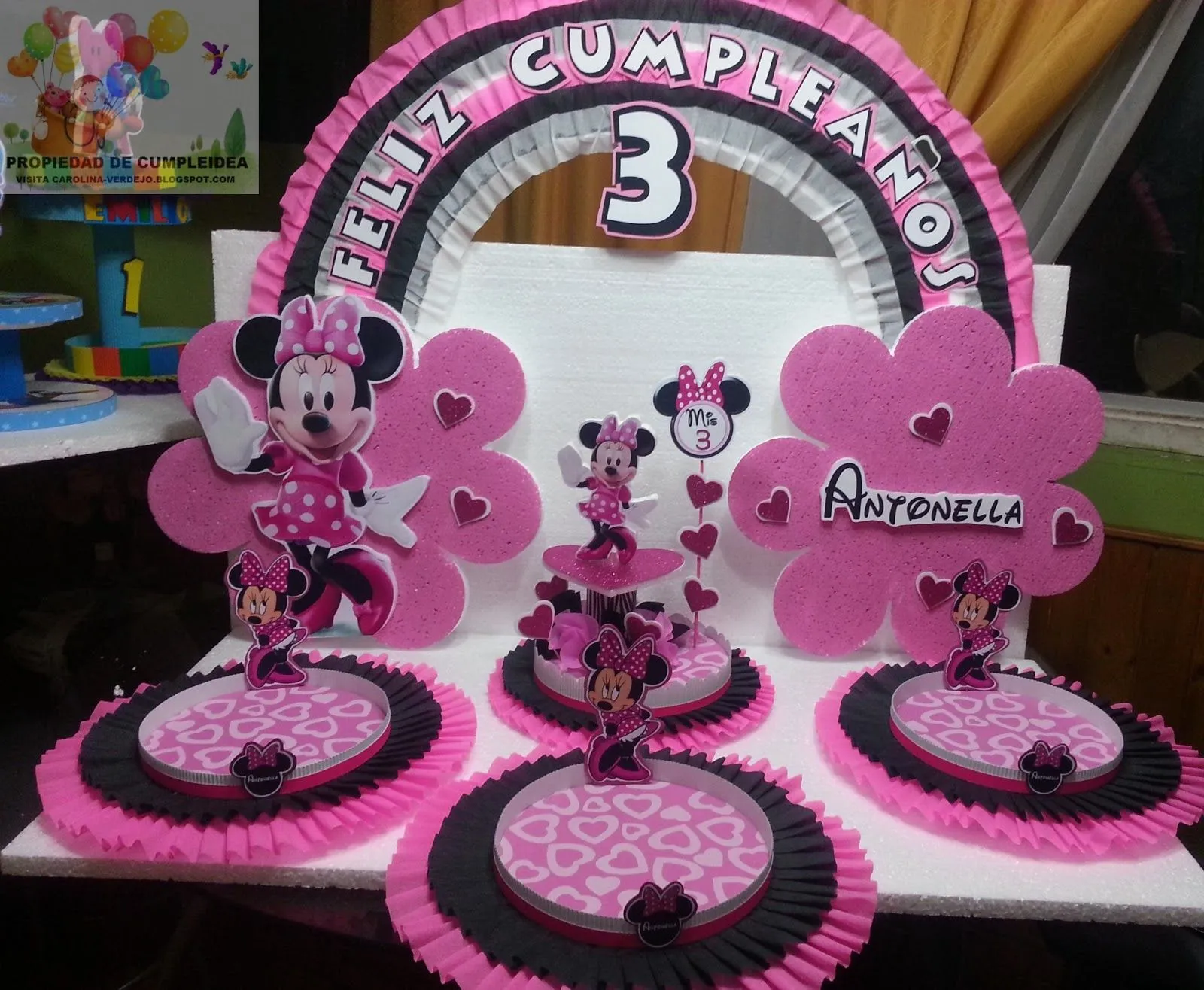 DECORACIONES INFANTILES: MINNIE MOUSE