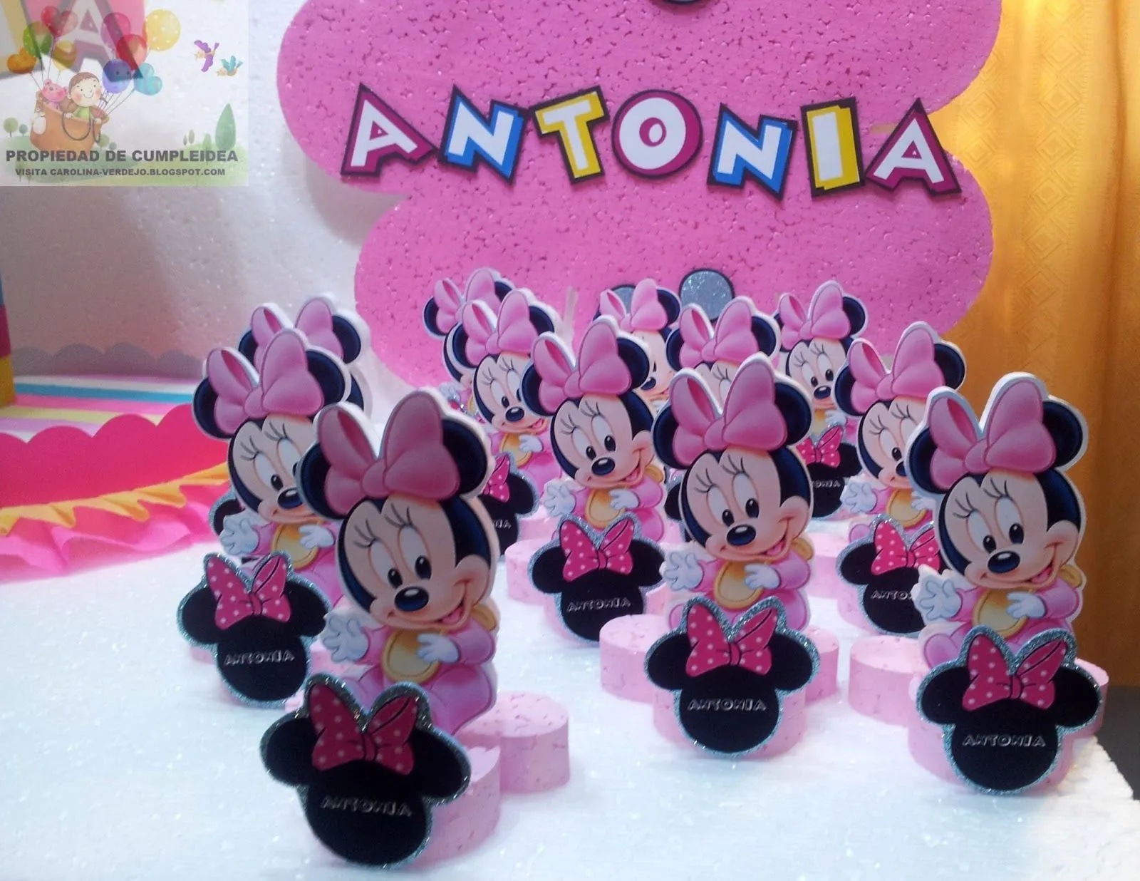 DECORACIONES INFANTILES: MINNIE MOUSE BABY