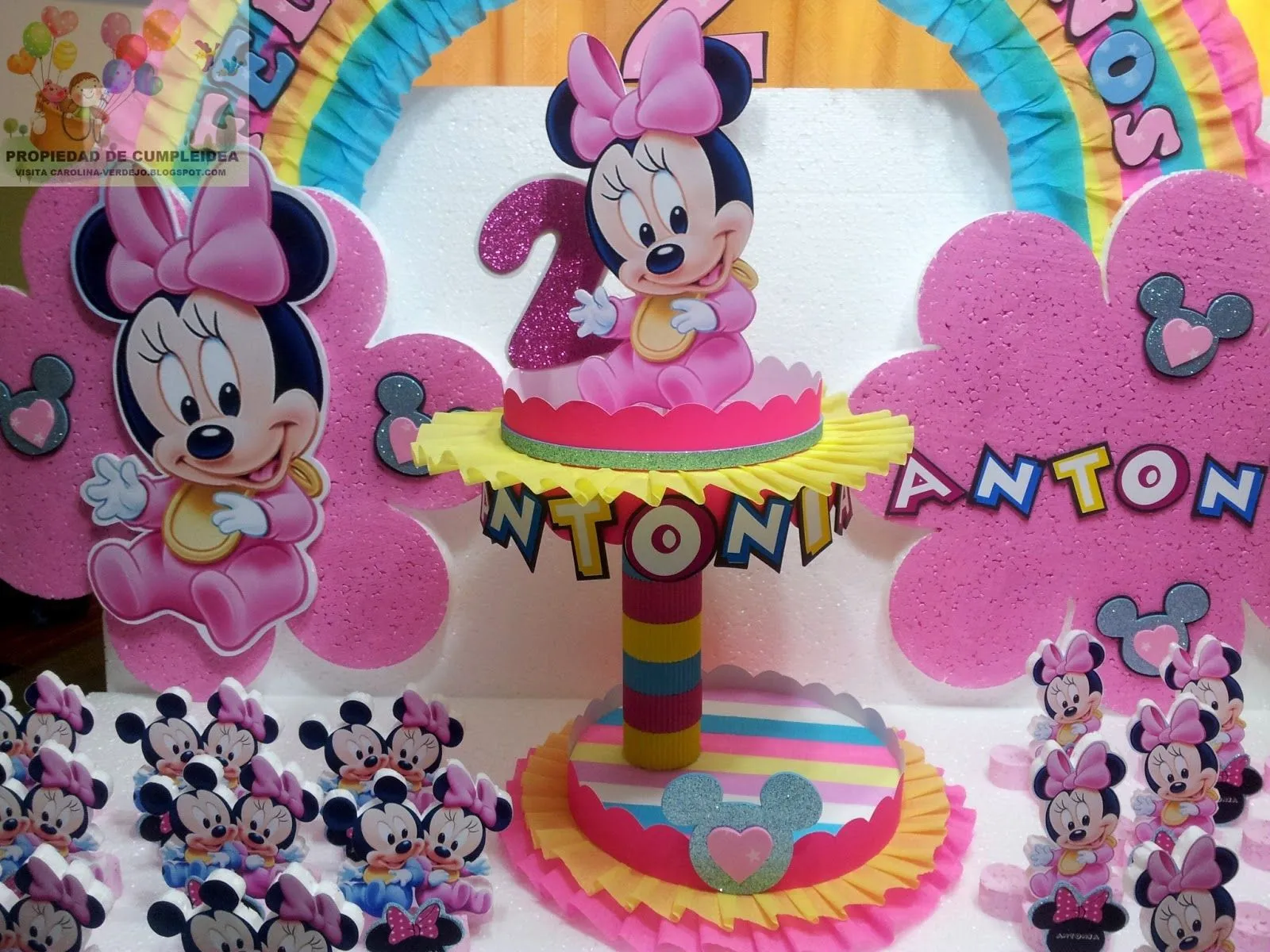 DECORACIONES INFANTILES: MINNIE MOUSE BABY