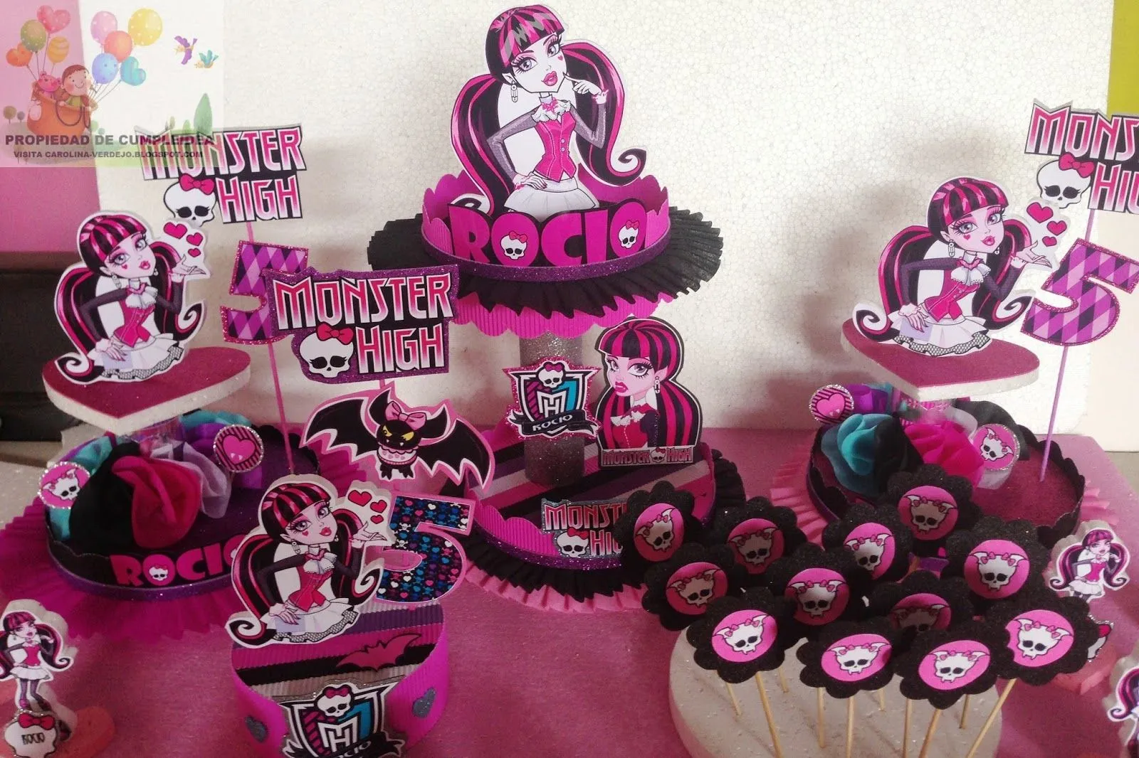 DECORACIONES INFANTILES: monster high