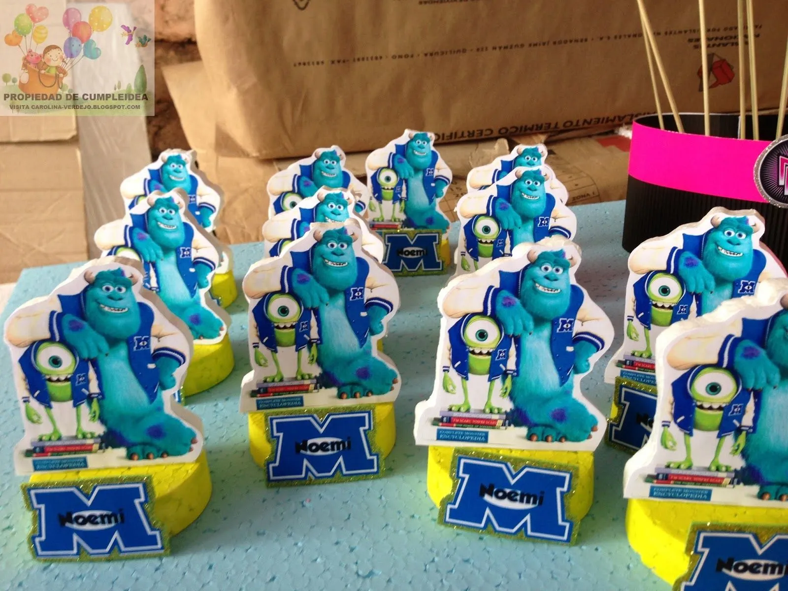 DECORACIONES INFANTILES: monster university