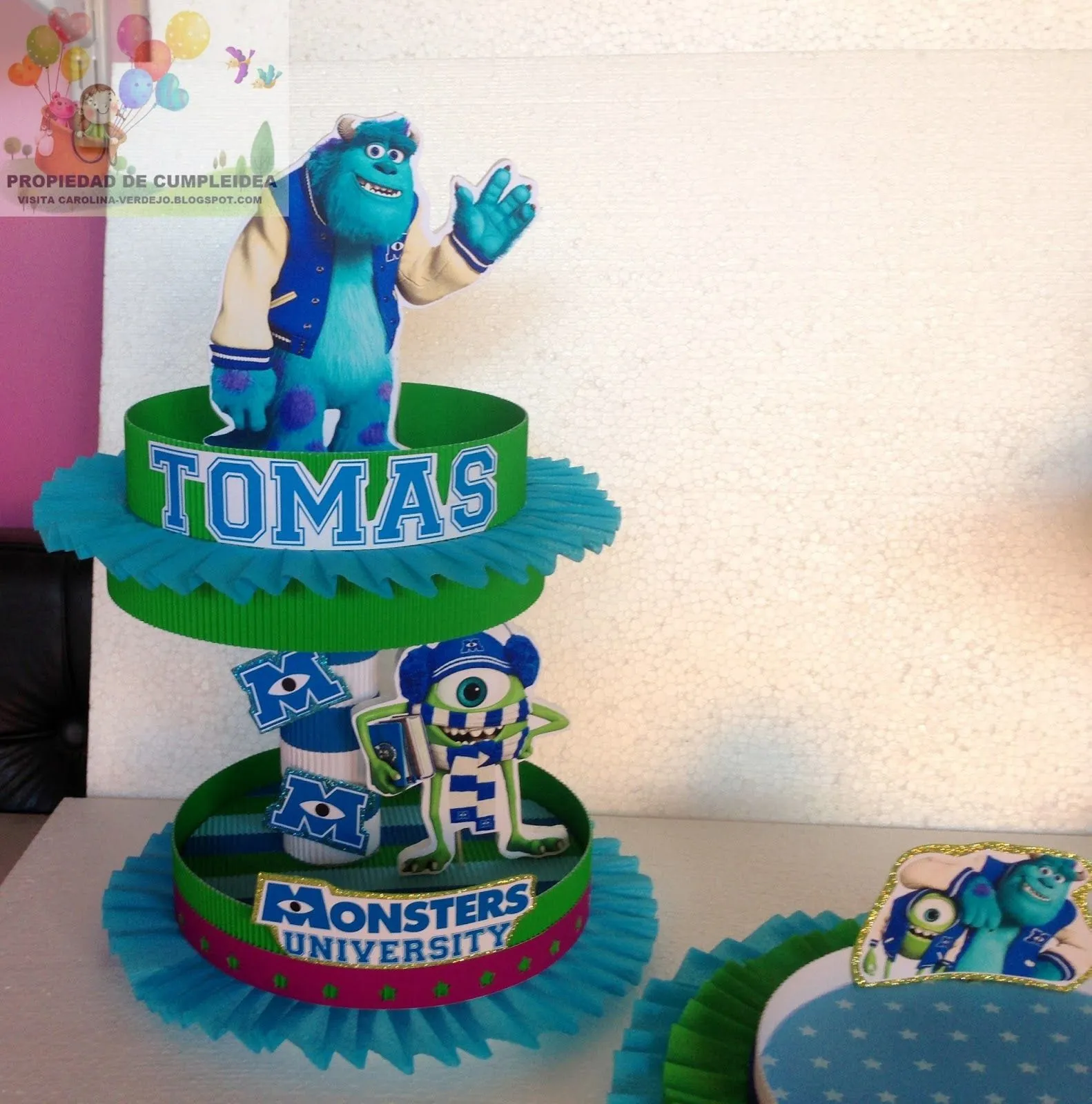 DECORACIONES INFANTILES: monster university